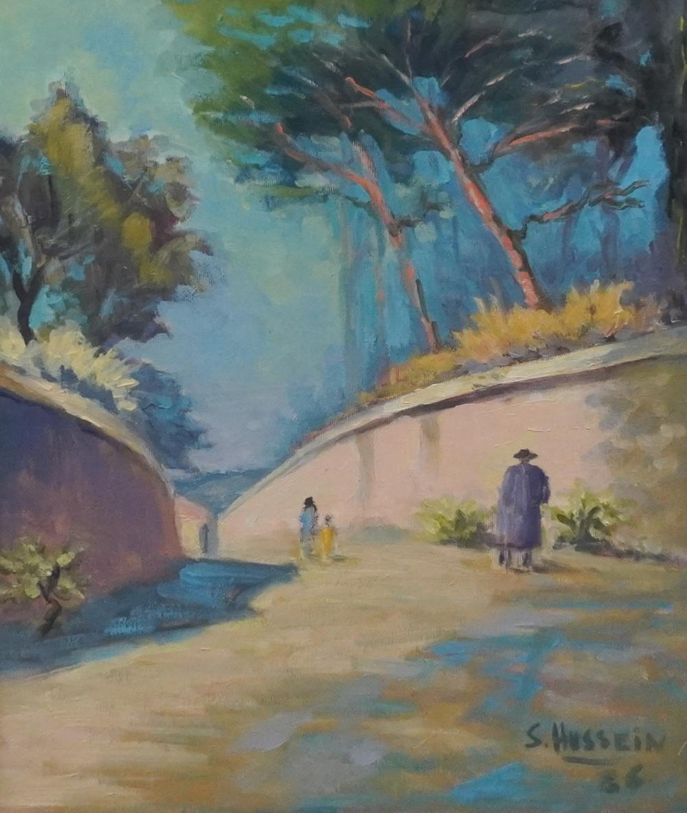 S. HUSSEIN, PARK PROMENADE, OIL