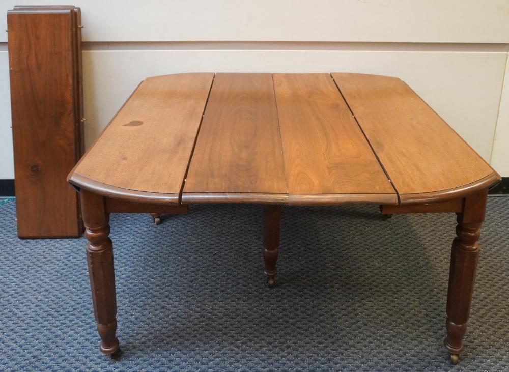 WALNUT EXTENSION DINING TABLE WITH