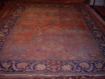 Mahal carpet    west persia, circa