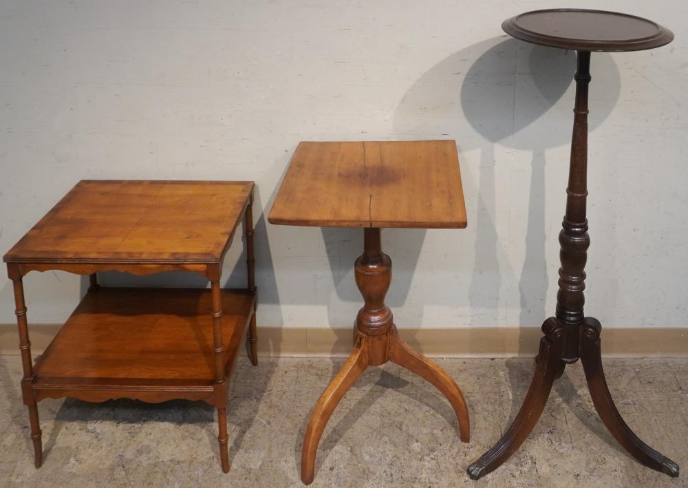 GEORGIAN STYLE MAHOGANY PLANT STAND,