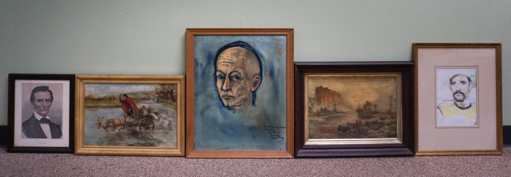 COLLECTION OF FIVE ASSORTED WORKS