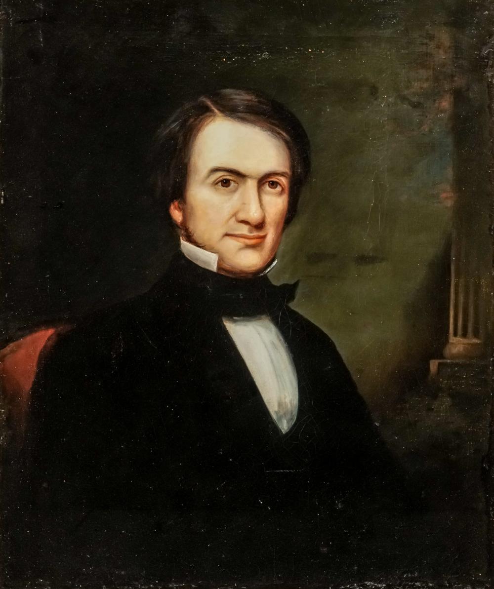 AMERICAN SCHOOL CIRCA 1850 PORTRAIT 2e69c7