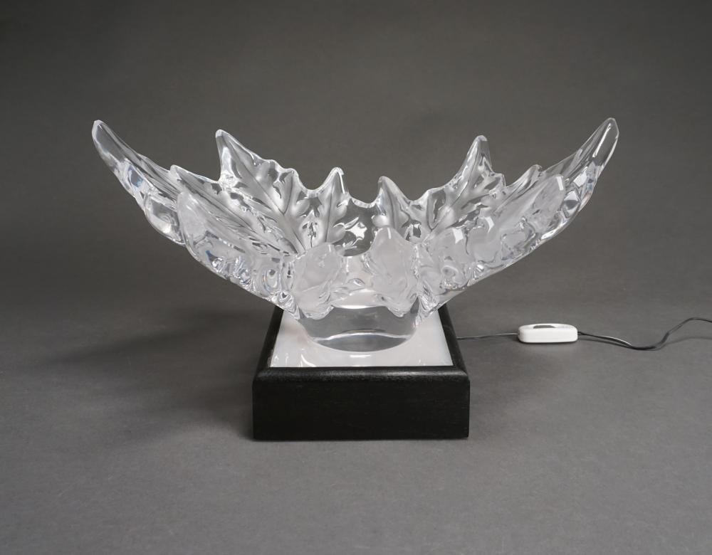 LALIQUE FROSTED AND MOLDED GLASS