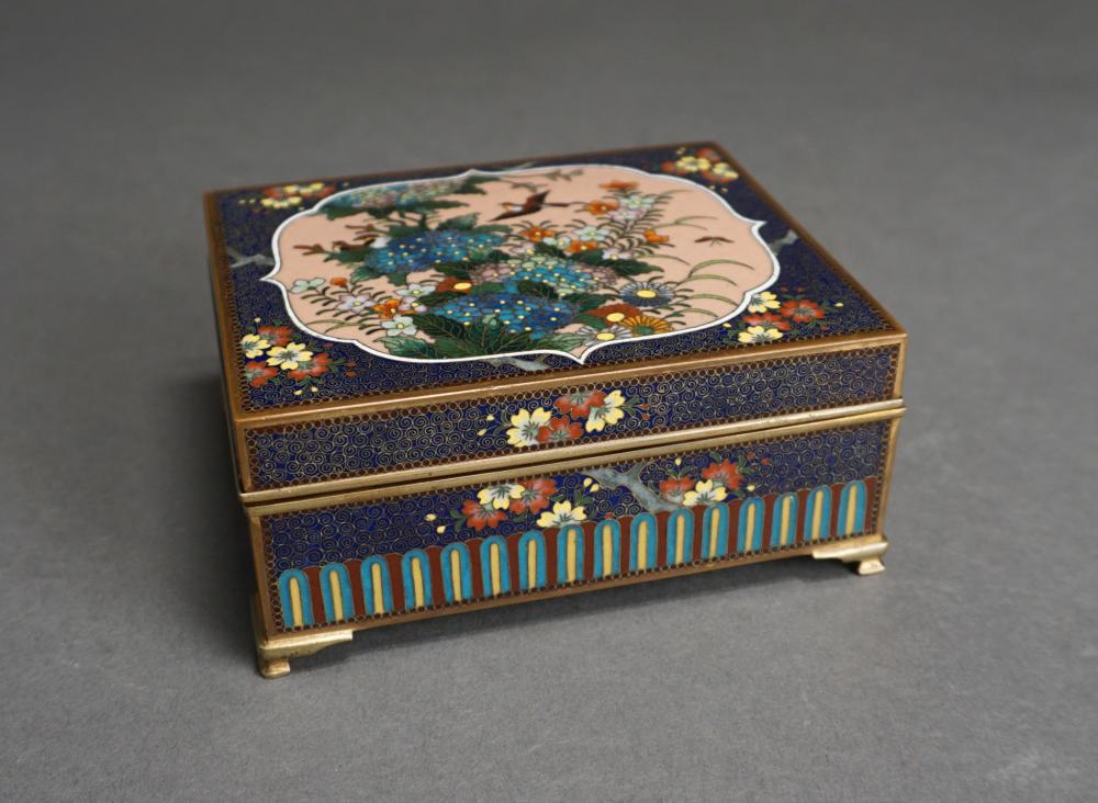 JAPANESE CLOISONNé ENAMEL BOX,