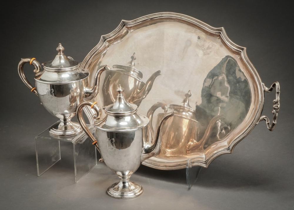 BAROQUE STYLE 800 SILVER TRAY AND 2e6a34