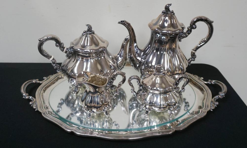 STERLING SILVER FOUR PIECE TEA/COFFEE