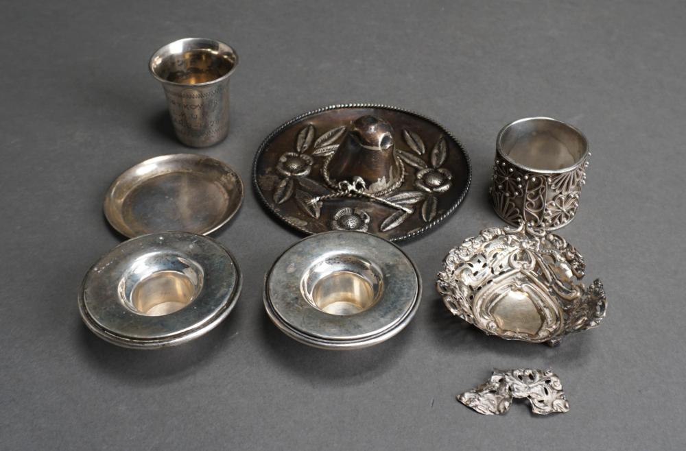 GROUP OF STERLING SILVER ARTICLES