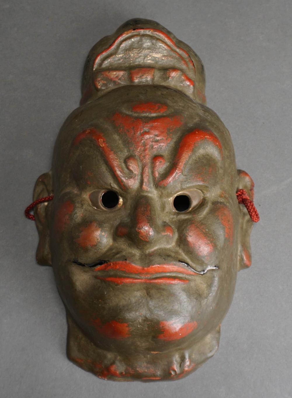 JAPANESE PAINTED LACQUER MASK  2e6acd