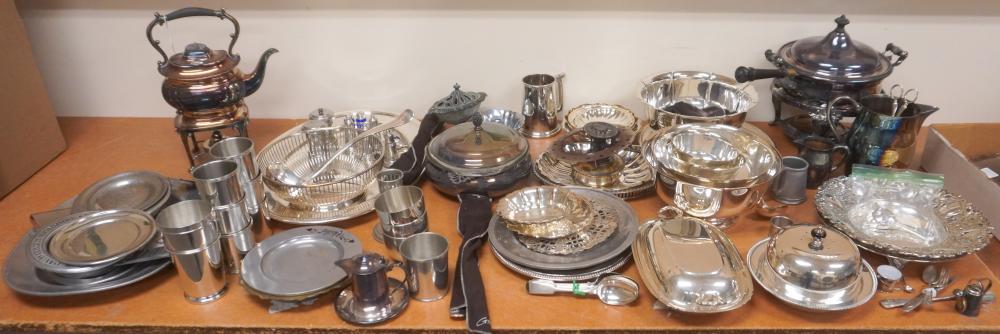 COLLECTION OF SILVERPLATE AND OTHER