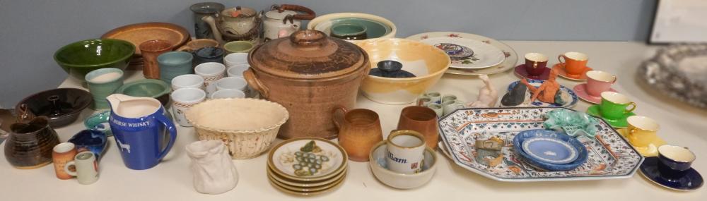 COLLECTION OF POTTERY, PORCELAIN