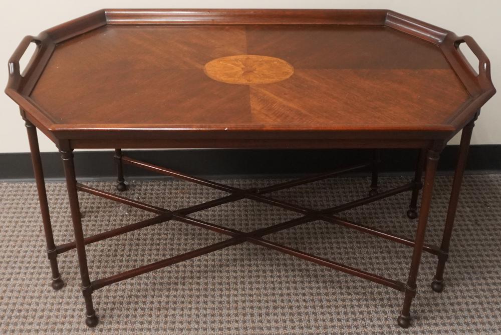 GEORGE III STYLE MARQUETRY MAHOGANY 2e6b5d