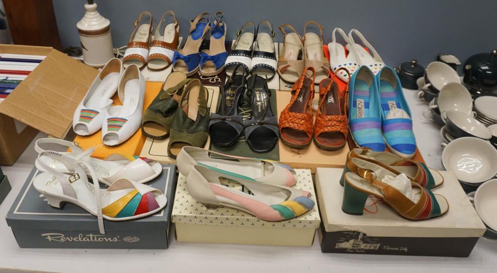 COLLECTION OF THIRTEEN PAIRS OF WOMENS