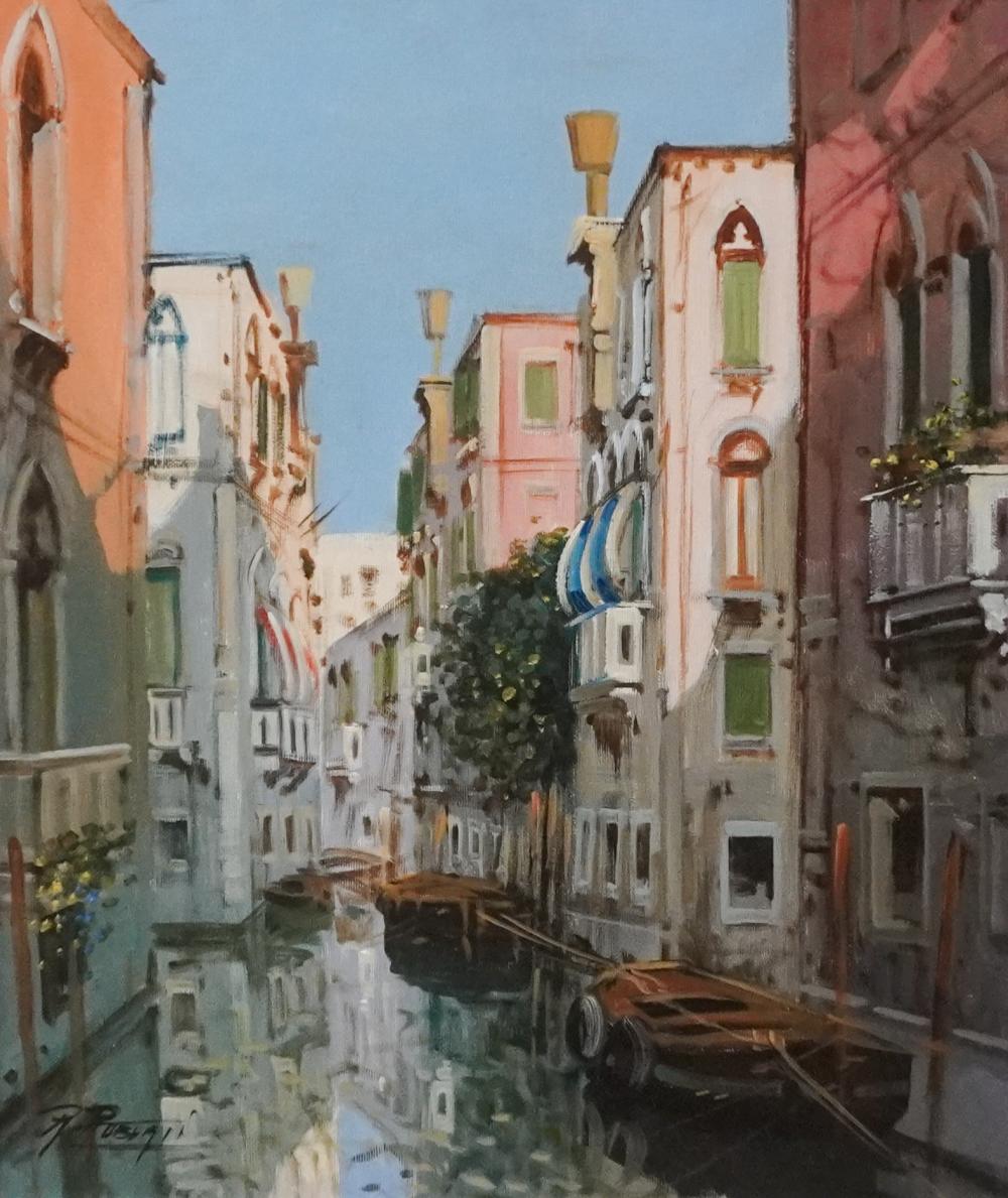 R RUBERTI VENETIAN CANAL SCENE  2e6c14