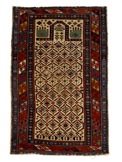 Shirvan prayer rug east caucasus  4a469