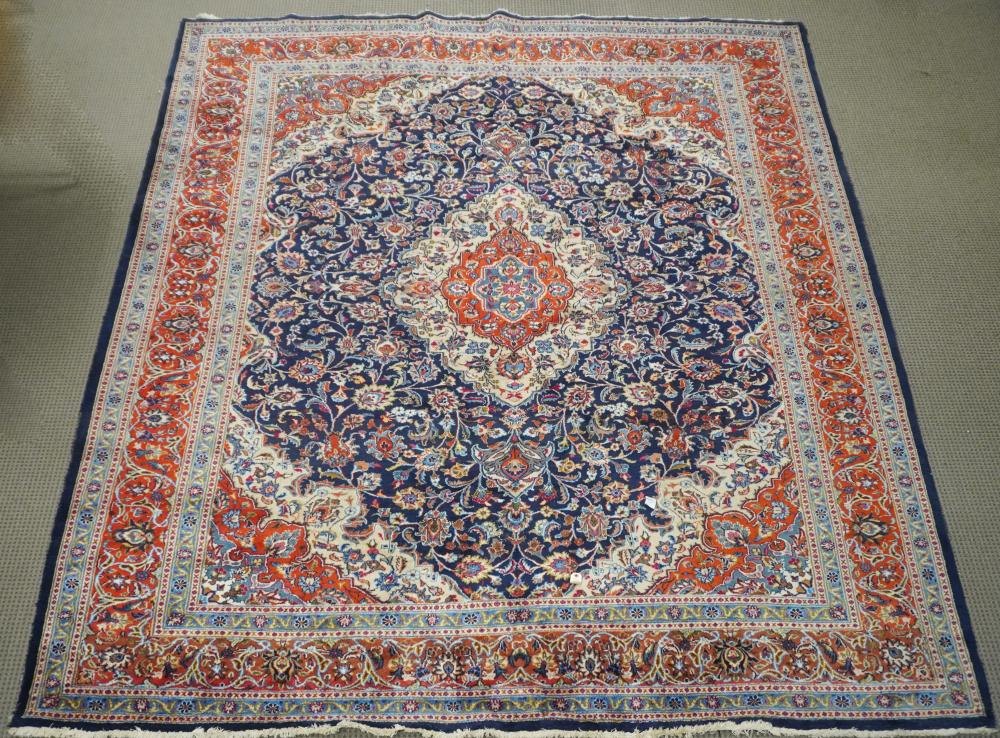 TABRIZ RUG 13 FT X 9 FT 6 IN.Tabriz