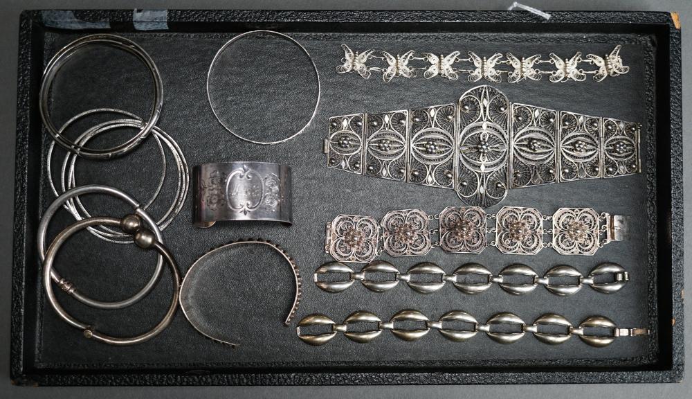 COLLECTION OF PREDOMINANTLY SILVER