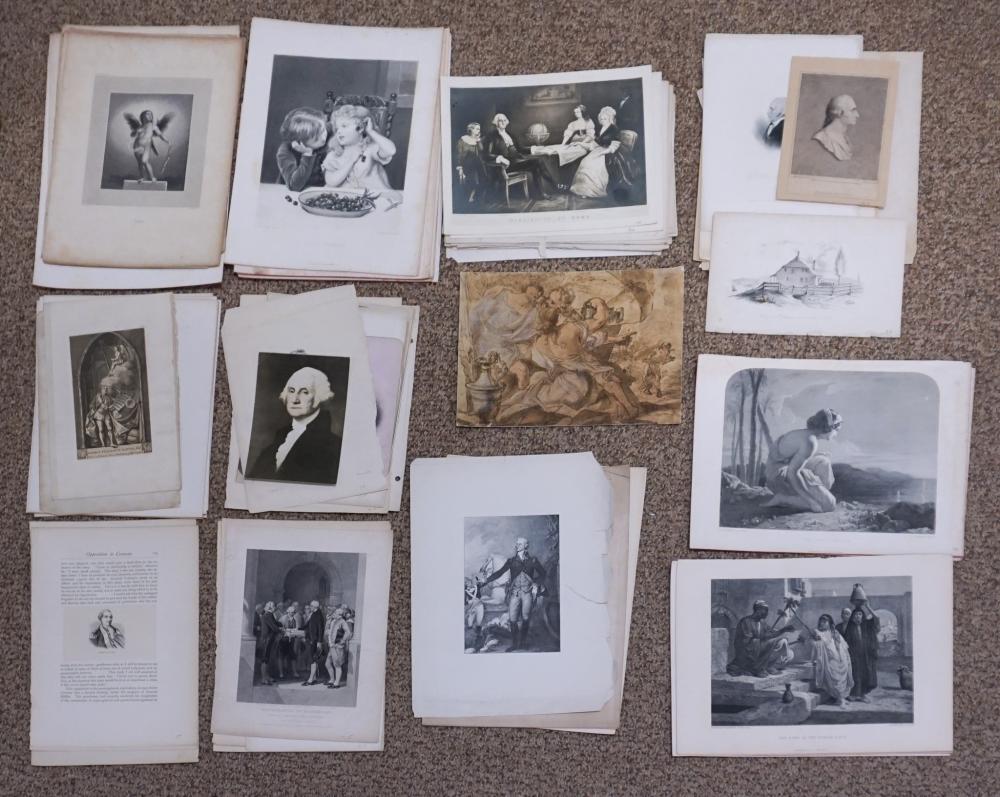 COLLECTION OF UNFRAMED ENGRAVINGSCollection