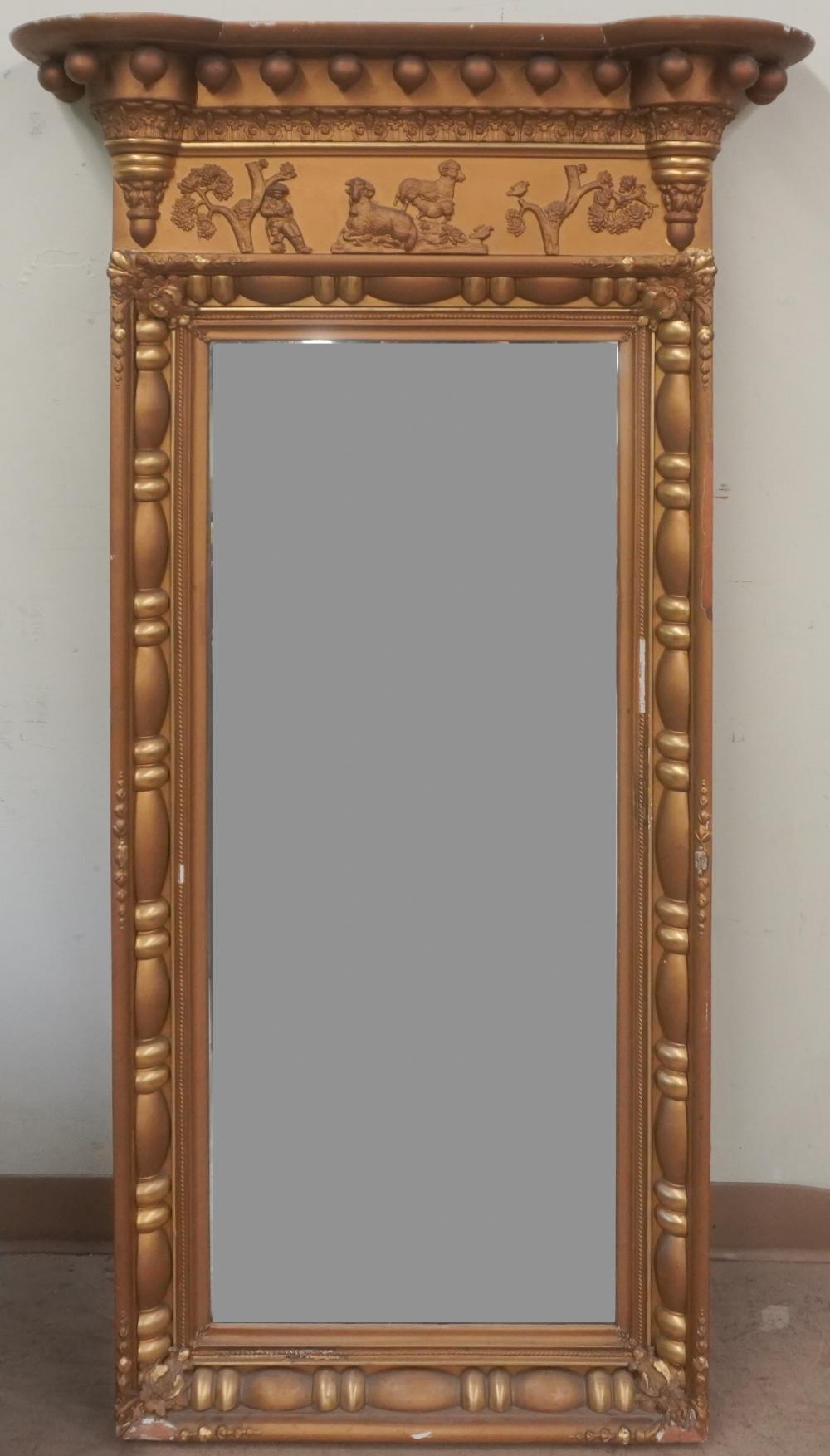 CLASSICAL STYLE GILT FRAME MIRROR  2e6cfc