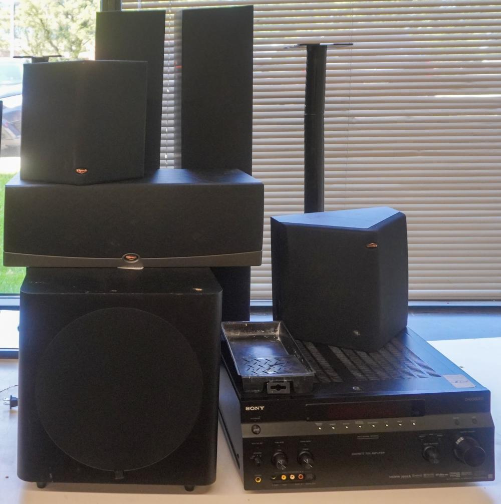 SIX KLIPSCH SPEAKERS AND SONY SEVEN 2e6d02