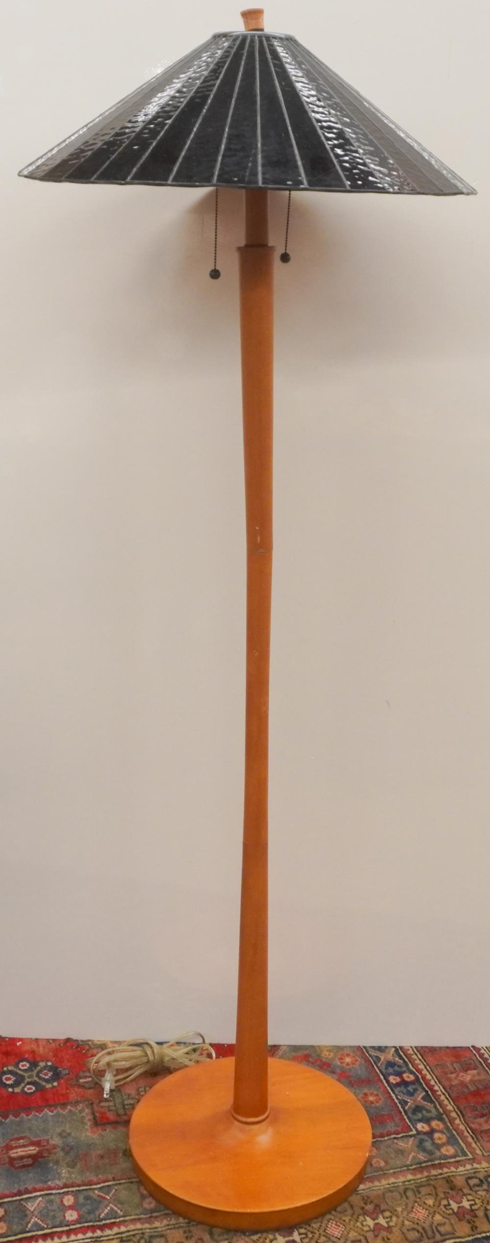 CONTEMPORARY FRUITWOOD FLOOR LAMP 2e6d4f