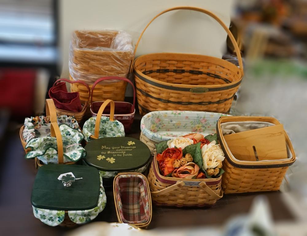 COLLECTION OF LONGABERGER BASKETSCollection