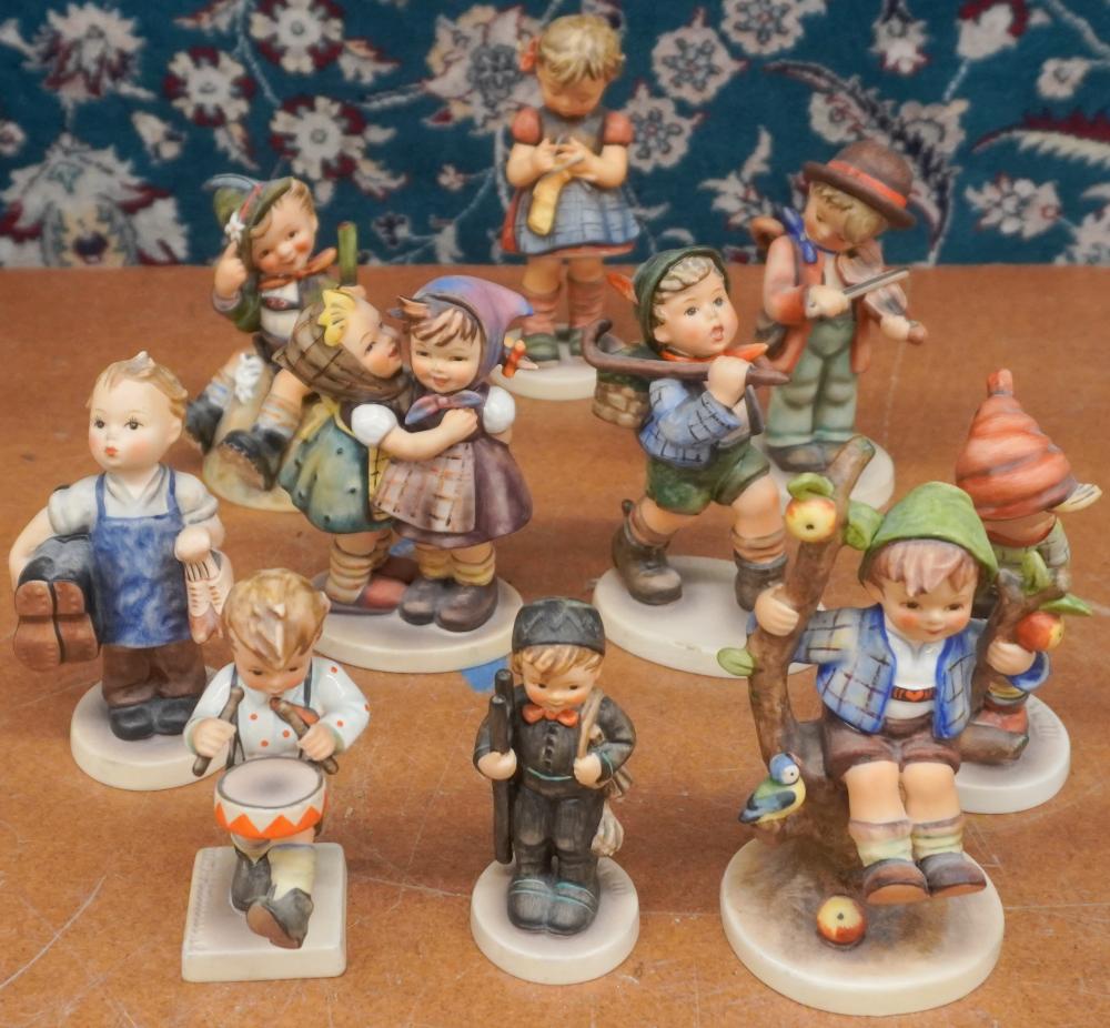 TEN HUMMEL PORCELAIN FIGURINESTen 2e6dd0