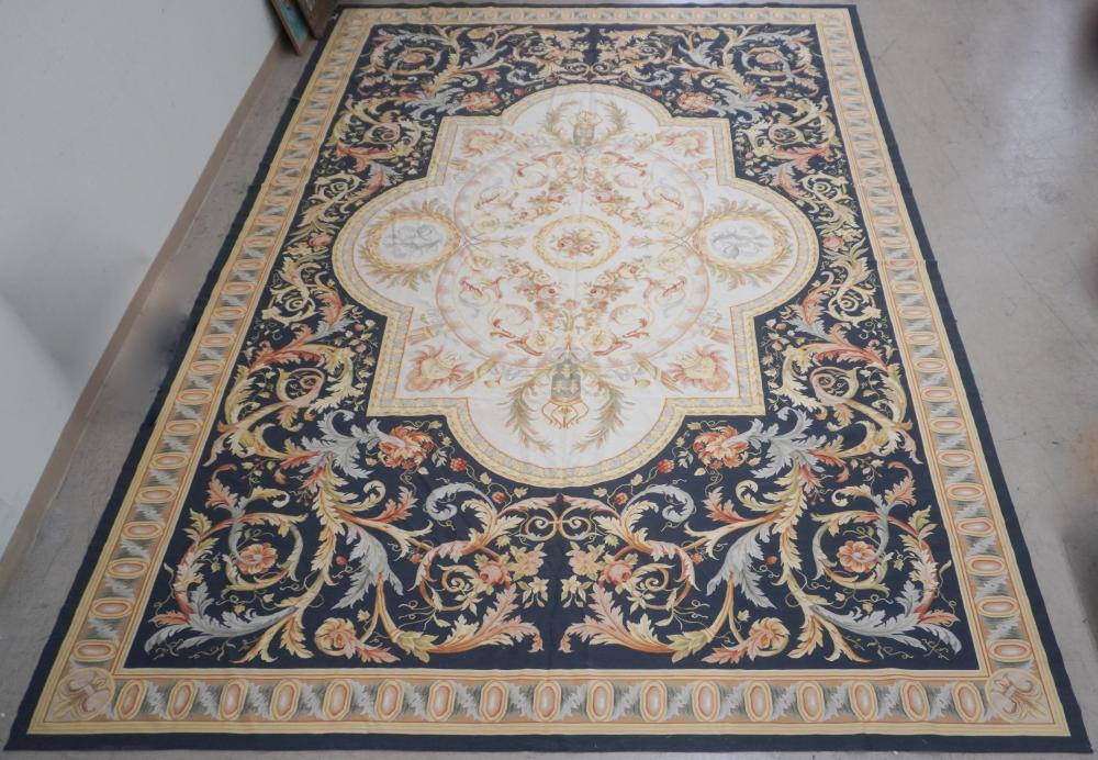 AUBUSSON STYLE RUG 17 FT 6 IN X
