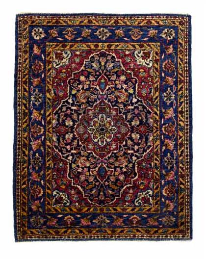 Kashan silk mat central persia  4a49c