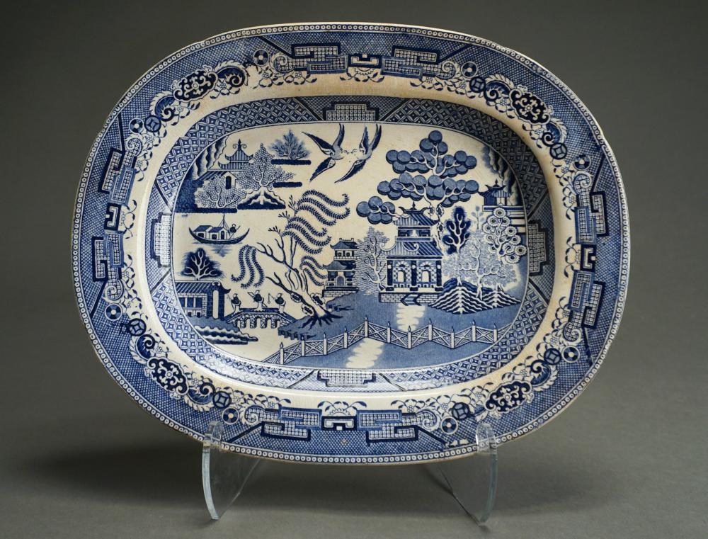 ENGLISH, PROBABLY MINTON BLUE AND