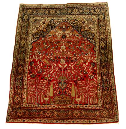 Tabriz meditation carpet northwest 4a4a6
