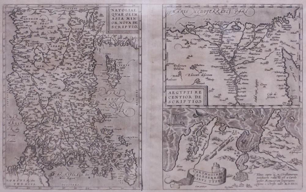 AFTER ABRAHAM ORTELIUS MAP OF 2e6eb5