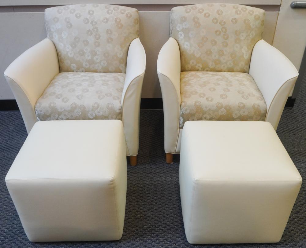 PAIR MARTIN BRATTRUD VINYL UPHOLSTERED 2e6eae