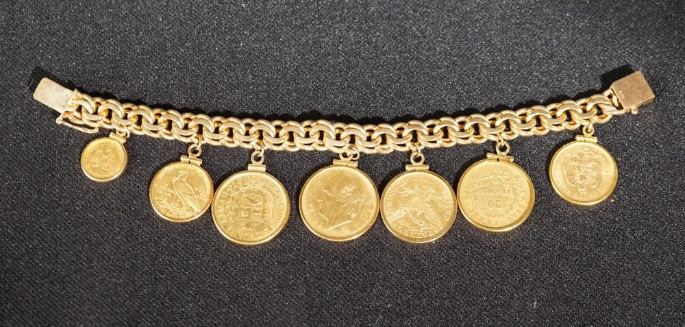 14 KARAT YELLOW GOLD BRACELET WITH 2e6ecf