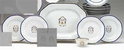 Chinese export porcelain armorial 4a4b6