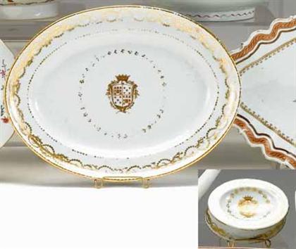 Chinese export porcelain armorial 4a4b7