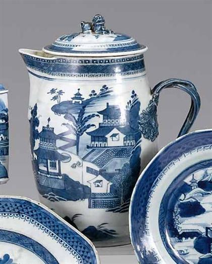 Chinese export porcelain blue and 4a4bc