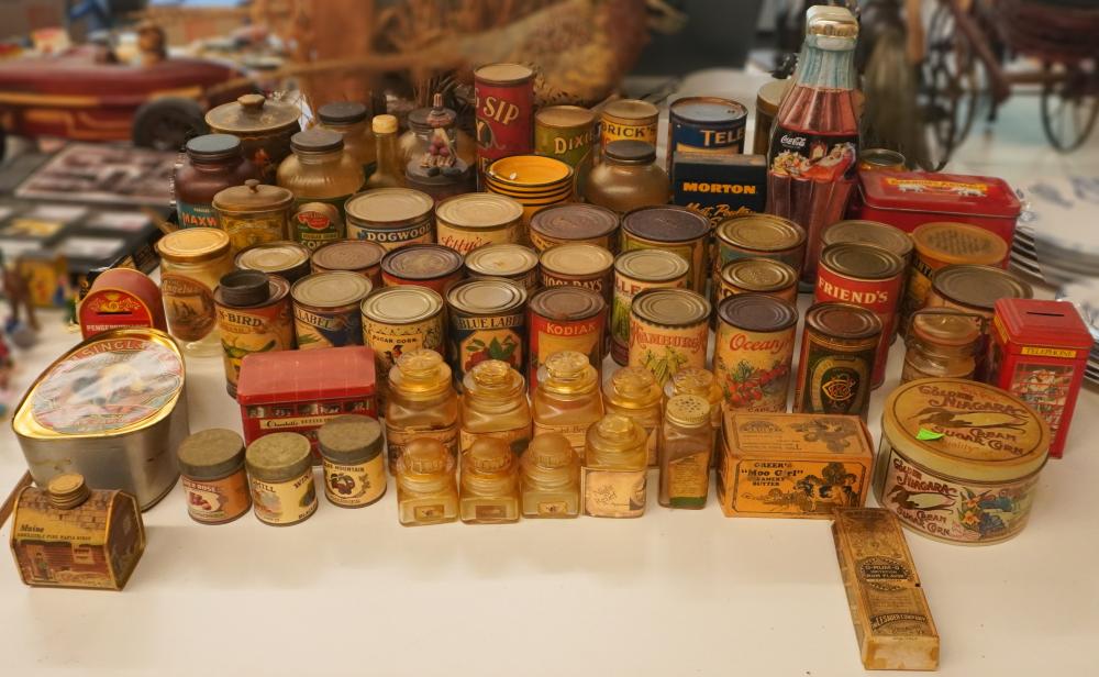 COLLECTION OF VINTAGE AND MODERN TIN