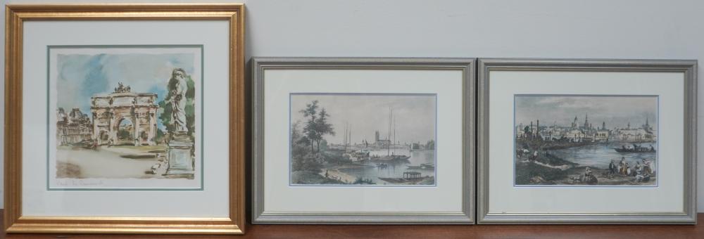 TWO ENGRAVINGS AND ONE PRINT OF 2e6fa5