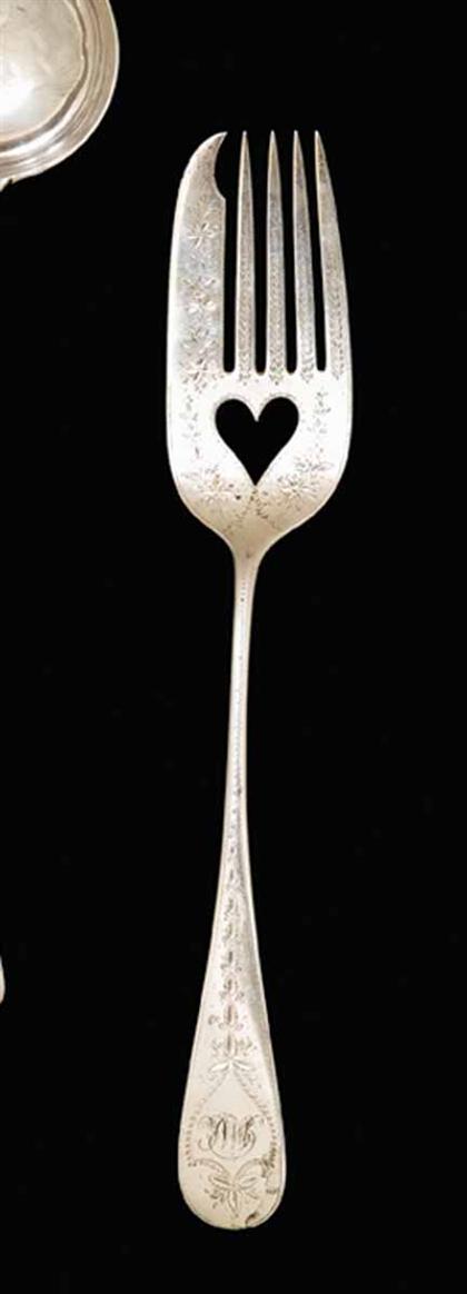 Large silver serving fork bailey 4a4d7