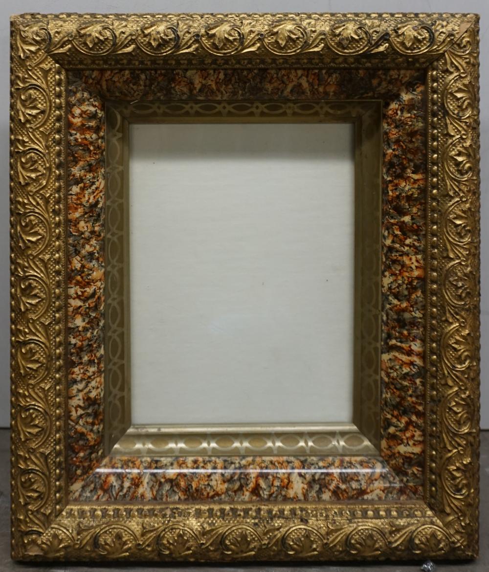 VICTORIAN GILT AND FAUX MARBLE 2e70b9