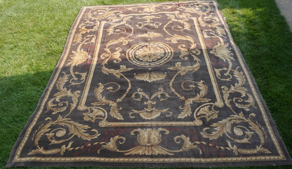 AUBUSSON PILE RUG 17 FT 3 IN X