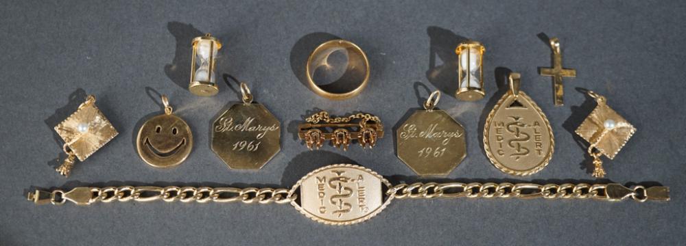 COLLECTION OF MISCELLANEOUS 14-KARAT