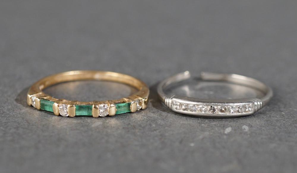 PLATINUM AND DIAMOND BAND AND A 2e7118