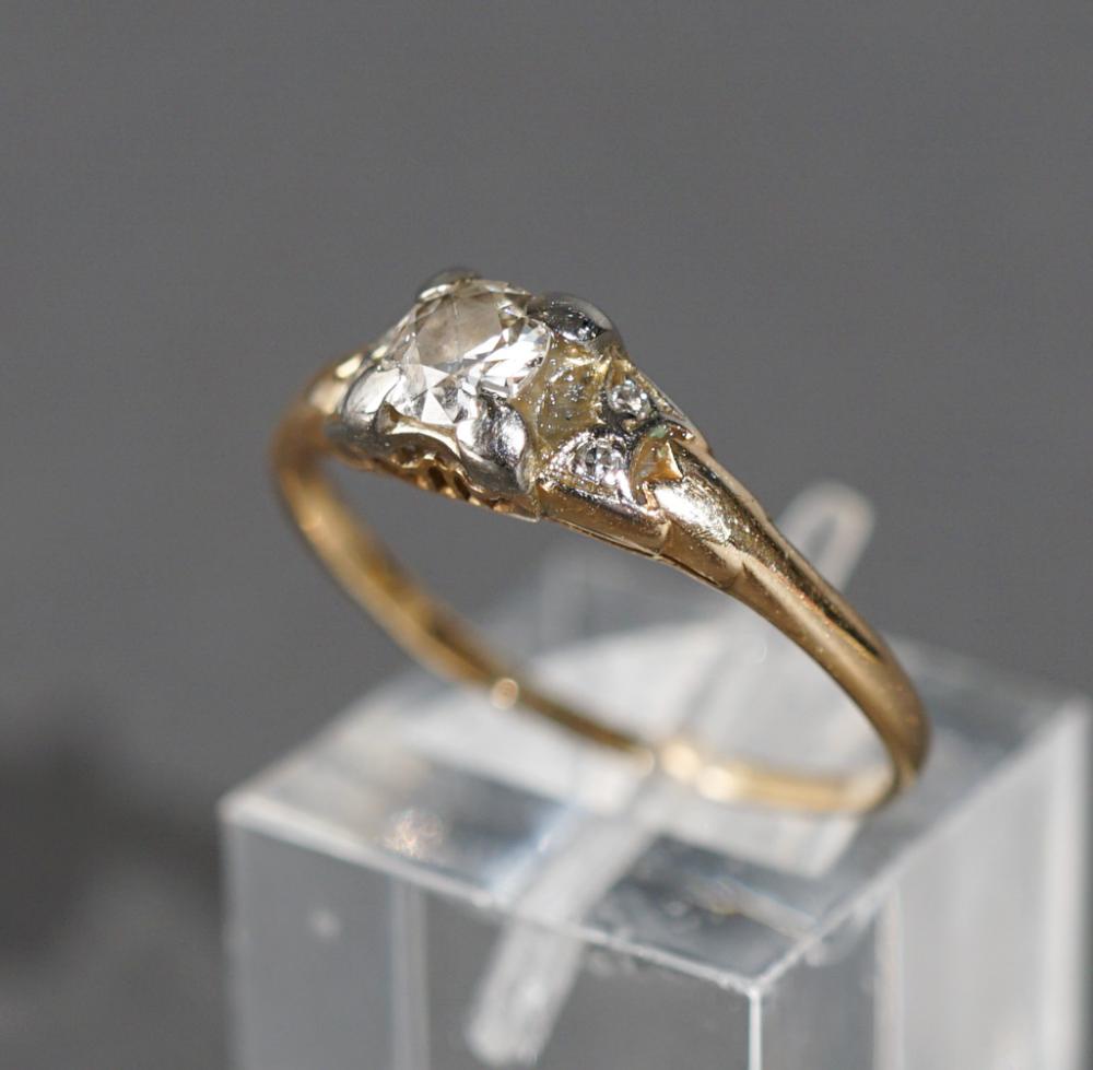 14 18 KARAT YELLOW GOLD AND DIAMOND 2e7112