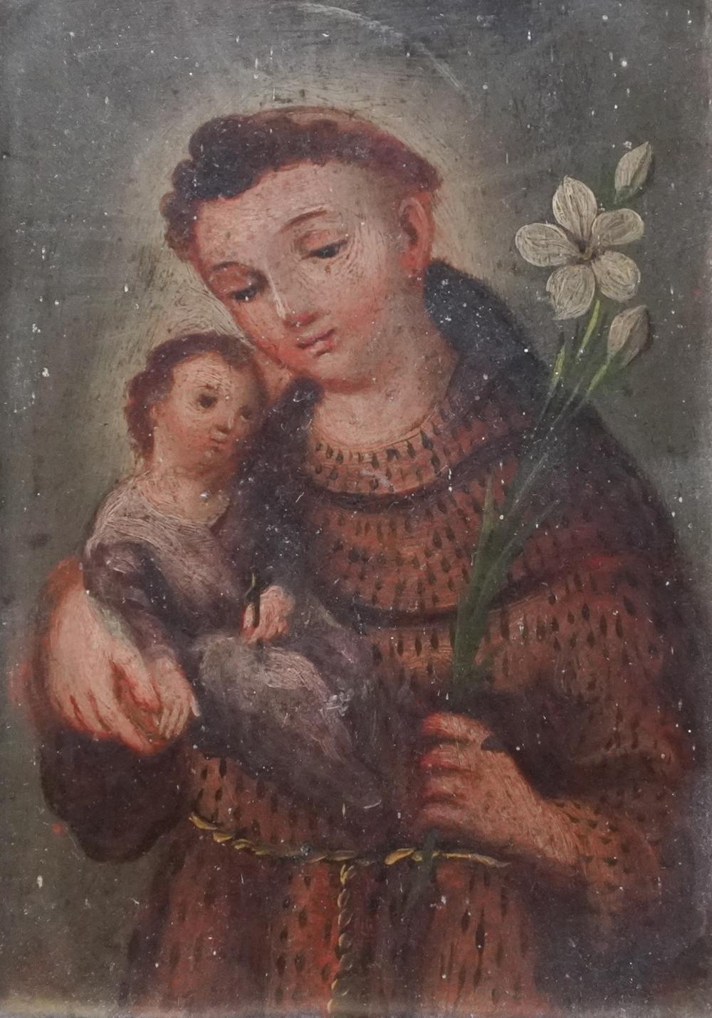 CONTINENTAL SCHOOL MONK WITH CHILD  2e7185