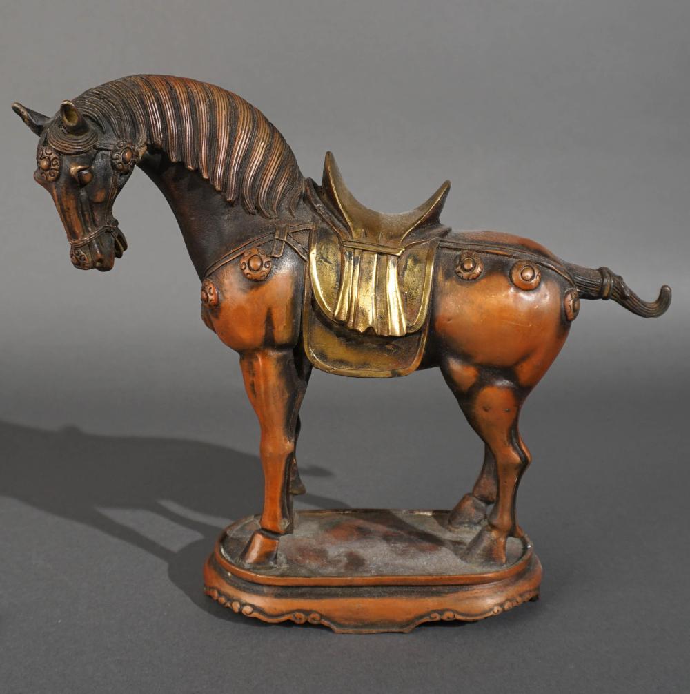 ASIAN COLD-PAINTED BRONZE PALACE
