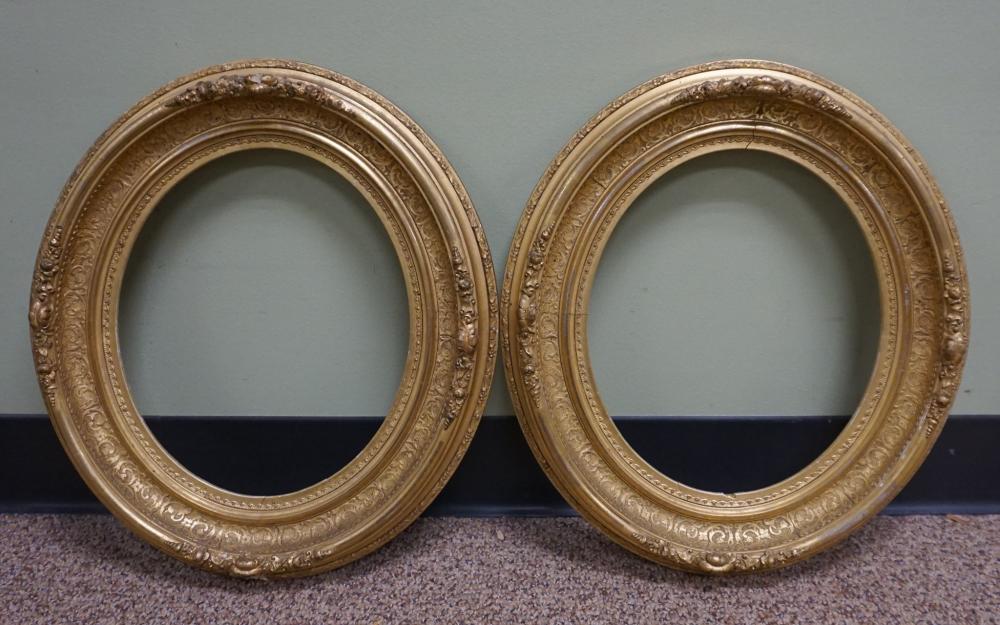 PAIR OF GILT GESSO FRAMES IN THE