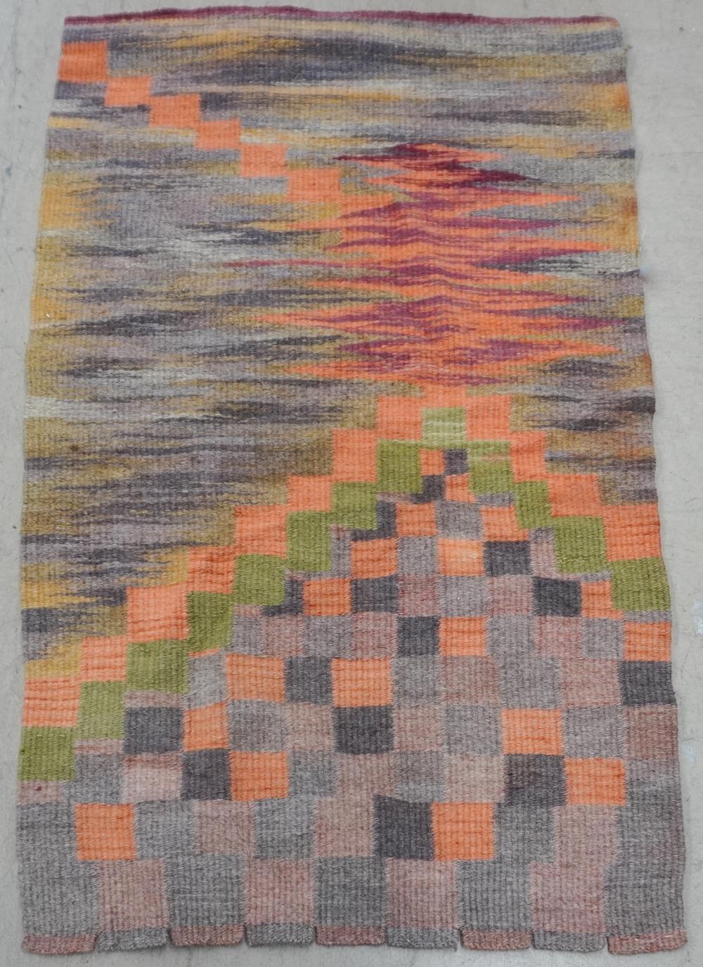 MID-CENTURY WOOL TAPESTRY BY LOUISE