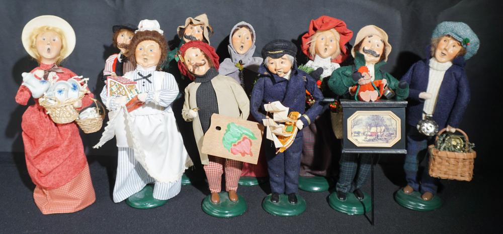 TEN BYERS CHOICE HOLIDAY FIGURINES