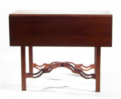 Chippendale mahogany pembroke table 4a501
